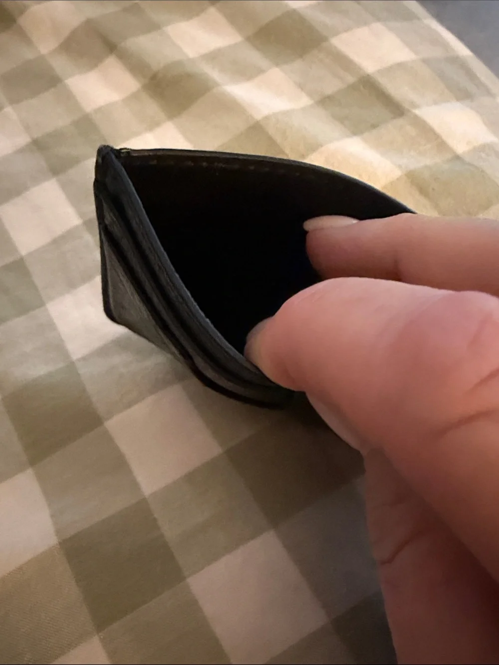 Tom Ford Black Leather Slim Card Case